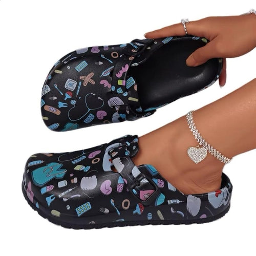 Nurses Shoes Platform EVA Clogs Mules - Comfort Lightweight Girls