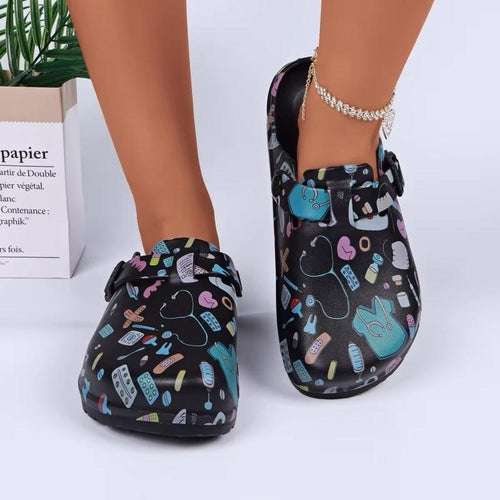 Nurses Shoes Platform EVA Clogs Mules - Comfort Lightweight Girls